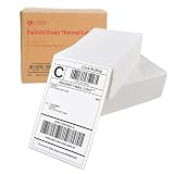 L LIKED 1000 Fanfold 4" x 6" Direct Thermal Labels, with Perforated line for Thermal Printers - Compatible with Zebra & Rollo Printer (4" x 6" - 1000 Labels)