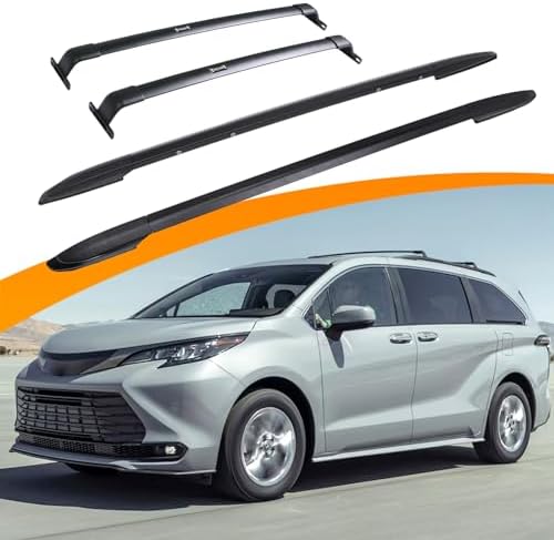 Amazon.com: Snailfly 4PCS Roof Rack Cross Bars Fit for Toyota Sienna ...