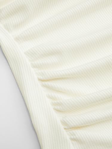 Image of CIDER Boat Neck Tops for Women Sleeveless Ruched Crop Tank Tops | Slim Fit, Trendy Summer Outfits, Casual Tee Shirt