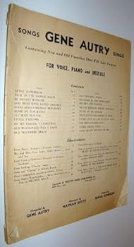 Paperback Songs Gene Autry Sings: Sheet Music for Voice and Piano with Guitar Chords Book