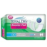 TotalDry Ultra Duo Booster Pads - 30 Count, Advanced Absorbent Core for Exceptional Capacity, Designed for Comfort and Skin Protection, Secure Fit for Worry-Free Use