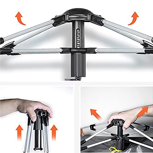 Carpa impermeable pop up fácil para camping 3-4 personas miniatura 4