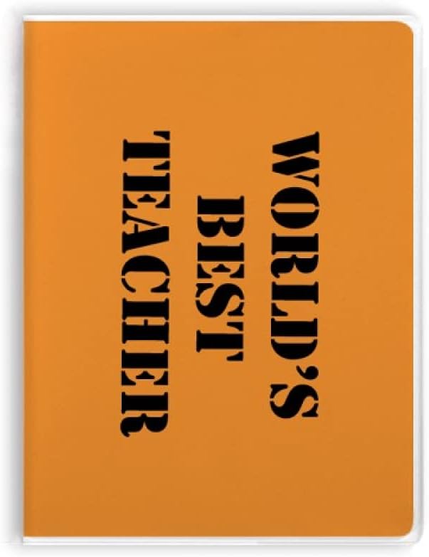 Respectable Best Teacher Master Notebook Gum Cover Diary Soft Cover Journal