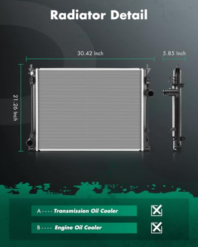 Image of SCITOO Engine Cooling Radiator Fit for Chrysler for Dodge