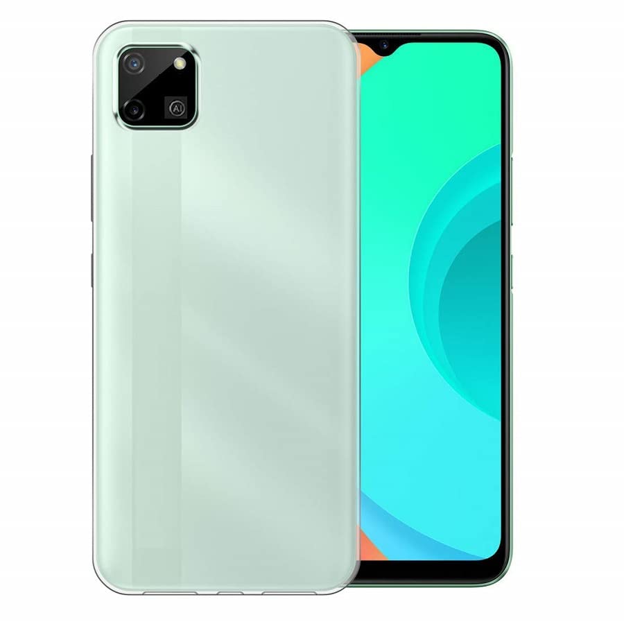 Image of COVERBLACK Transparent Rubber Case Back Cover for Infinix X675 / Hot 11 2022 - Transparent