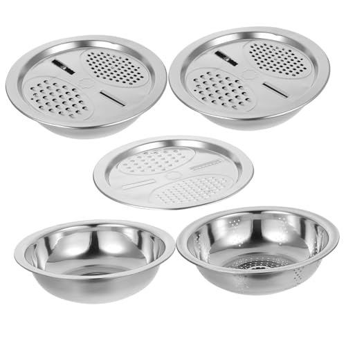 PERSELOSO 3個 ステンレス製多機能水切りボウル点 野菜 米洗い兼用 耐久性高く衛生的 重ね置き可能で省スペース設計 キッチン作業を快適にす