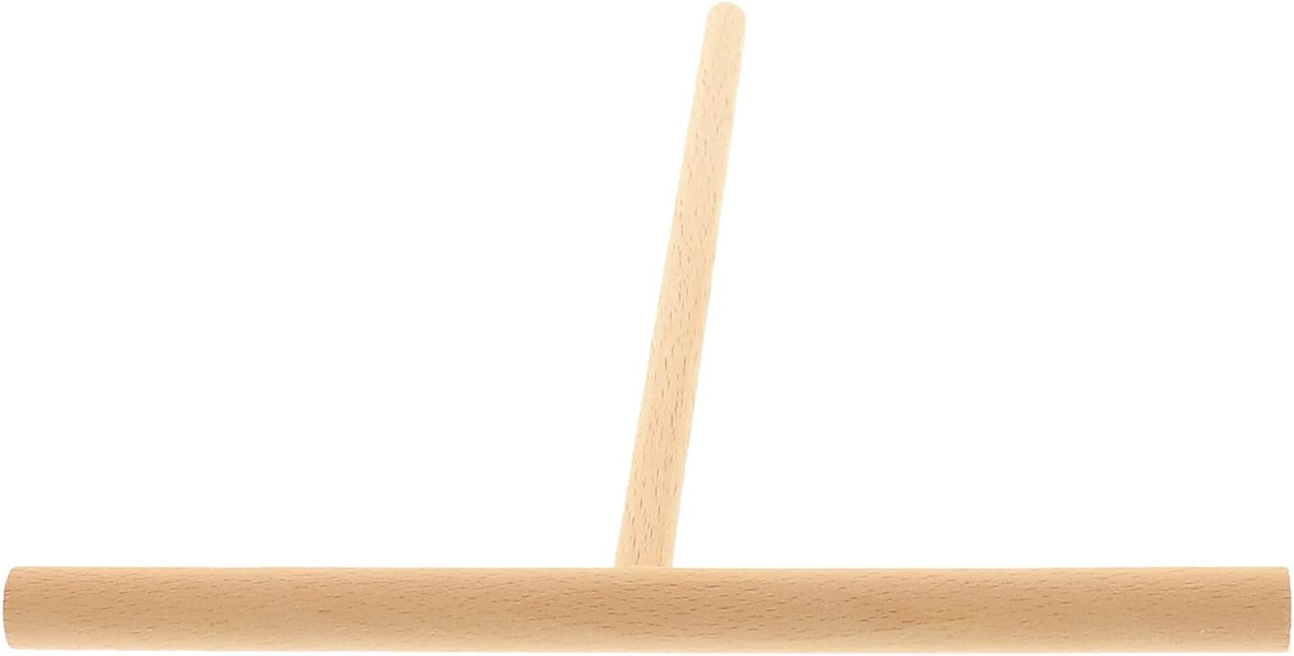 Hofmeister® dough distributor for crepes, wood, distributor for dough, galettes and pancakes, distributes the dough wafer-thin and evenly, no scratches on the heating plate, heat-resistant, beech
