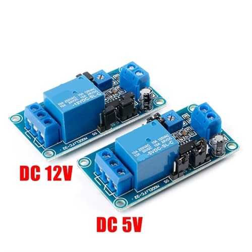 Relé de retardo de 5V para domótica casera e interruptor temporizador de luces 2