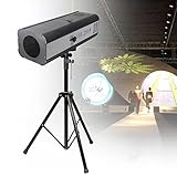 LED Follow Spot Light, LED Spotlight Manual Control Stage Spotlight Stand Adjustable Aperture, DJ Wa