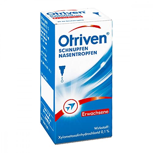 Otriven gegen Schnupfen 0,1{56cc3404b34489a1e5a4b930f07b27a64ff57f2e3b4019f6dc2f23f5fa562d4f} Nasentropfen mit Xylometazolin, 20 ml