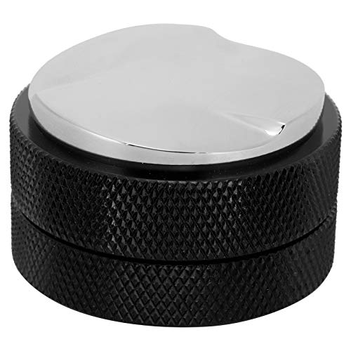 AYQEBNC 55mm Coffee Distributor, Coffee Tamper Stainless Steel Coffee Distributor Tamper Coffee Powder Press Hammer Height Adjustable(04)(4)