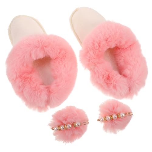 Forros para zapatos de invierno de peluche 1 par miniatura 1