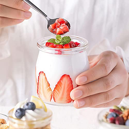 OAMCEG 39 PCS Glass Jars with Cork Lids 3.4oz Small Yogurt Jars Mini Candle Jars Little Pudding Jars Glass Favor Jars Mason Jars, Glass Containers with Lids & 50m String (Set of 39, 100ml) - Image 6