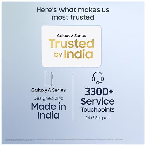 Image of Samsung Galaxy A56 5G (Awesome Midnight Blue, 8GB, 256GB) | Segment Most Complete Triple Camera | AI Editing | 4nm Processor | sAMOLED Display| Gorilla Glass Victus+| 5 Gen OS Upgrades