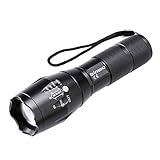 Taschenlampe, BINWO LED Taschenlampe Extrem Hell 2000 Lumen CREE Taschenlampen, Zoombar, Wasserdicht Taktische Taschenlampe LED mit 5 Modis für Camping, Wandern, Outdoor