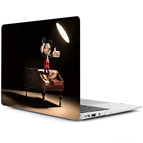 AQYLQ Funda Dura para 2018/2017/2016 MacBook Pro 13 Pulgadas con/sin Touch Bar A1706/A1708/A1989, Ultra Delgado Carcasa Rígida Protector de Plástico Cubierta, DH-21 Disney Mickey