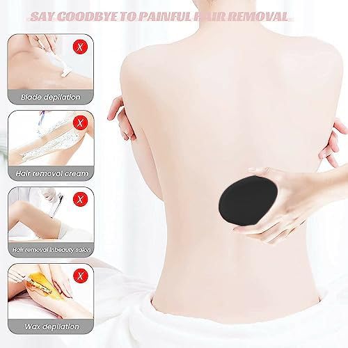 Miniatura 2 de Borrador de pelo de cristal, herramienta reutilizable para exfoliación suave y sin dolor, dispositivo mágico de borrador de cabello, perfecto para