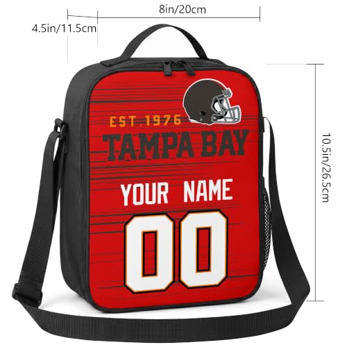 Image of Tampa Lunch Bag Custom Name and Number Personalized Gifts