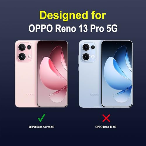 Image of Zapcase Back Case Cover for Oppo Reno 13 Pro 5G | Compatible for Oppo Reno 13 Pro Back Cover | Liquid Silicon Magic Case with Camera Protection | Sapphire