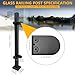 VoTwoofv Glass Railing Corner Post 43.5