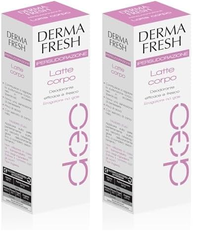 Dermafresh Ipersudorazione Latte Corpo Deodorante Utile in Caso di Ipersudorazione