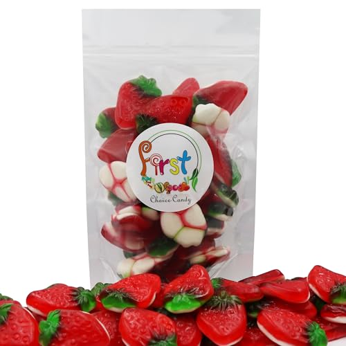 Caramelos de Gomita con Sabor a Fresa y Crema 2 lb miniatura 2