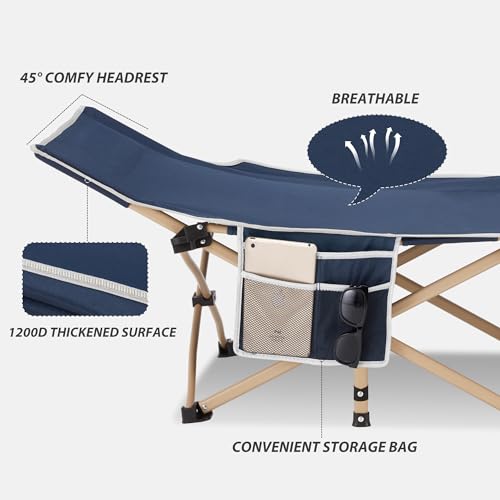Folding-Camping-Cot-for-Sleeping-Portable-Cots-for-Adults-Heavy-Duty-Cot-Bed-550LBSMax-Load-Extra-Wider-Cots-with-Large-Pocket-for-Outdoor-Office-BeachBlue