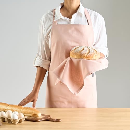 Image of Uni Plain Apron Title - 100% Cotton Kitchen Apron For Women & Men | Uni Plain, (28 inch X32 inch) | Durable Apron with Spacious Pocket - Perfect Kitchen Set for Home or Professional Use