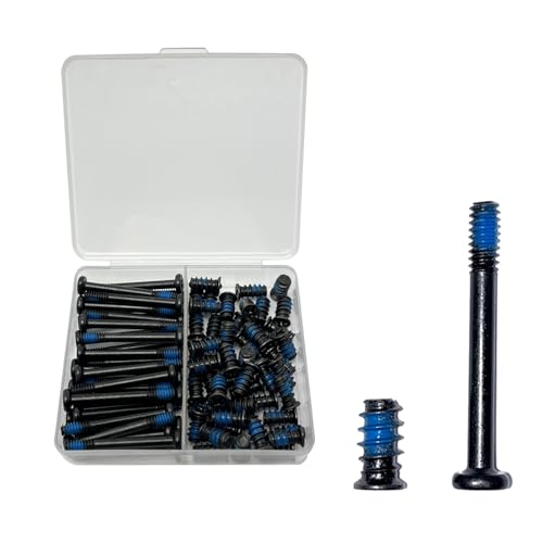 DVUIYYL Pc Screws Kit, Pc Fan Screws and AIO Cooler Fan Screws, for 60mm 80mm 90mm 92mm 120mm 140mm 240mm 360mm Radiator Computer Screws (30mm UNC 6-32 30PCS / M5x10mm 50PCS)