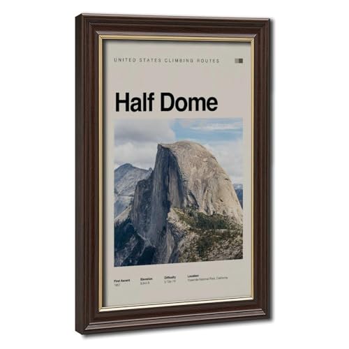 Itinéraires de Randonnée Poster Toile Cadeau Escalade Déco Chambre