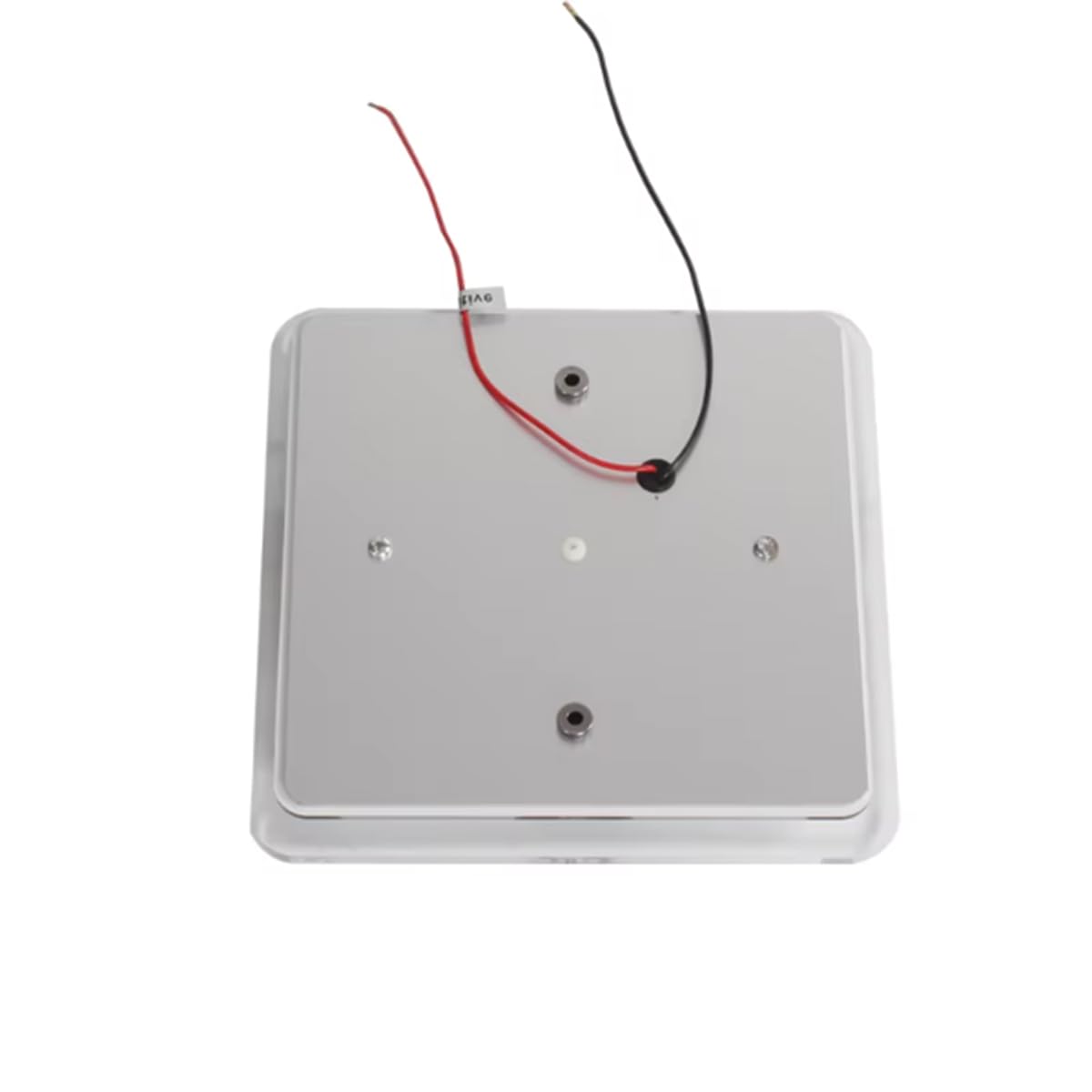 12 V, pannello a LED quadrato in acrilico con luce touch on/off, luce bianca calda + blu, illuminazione interna per camper, barca, camion