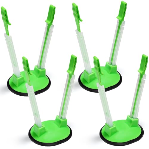 Sinnsally Baggy Rack Holder For Food Prep Bag Stand Holders Baggie Holders For Meal Prep Freezer Bag Holder Stand Reusable Sandwich Bag Racks Food Storage Holder For Plastic Bags (Pack of 4)