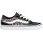 Suede Canvas Black Floral Pattern
