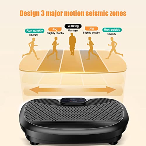 Plataforma Vibratoria para Ejercicio de Cuerpo Completo, 999 Niveles de Intensidad, con Bandas de Resistencia para Entrenamiento en Casa miniatura 6