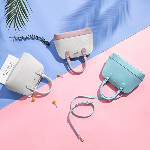 Image of LOVEVOOK Purse for Women Crossbody Bags Classic Double Zip Top Handle Dome Satchel Bag