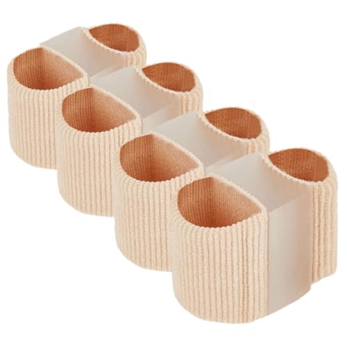 SEWOART 4pcs Bunion Flexible Orthopaedic Bunion Separators for Overlapping Spreader Men Correctors Big Separator Foot Tpe