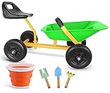 FUNKTIONELLE WERKZEUGE: Die Schaufel, Eimer könnte Spaß an der Dumper-Schubkarre durch das Tragen von Sand und Bewässerung hinzufügen. Nach der Arbeit am Dumper, verwenden Sie Schaufeln und Eimer, um Arbeitsergebnisse zu konsolidieren. Die Kinder würden die Natur lieben.