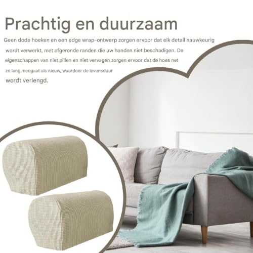 Protections de bras de canapé en polyester premium lavable de 78cm