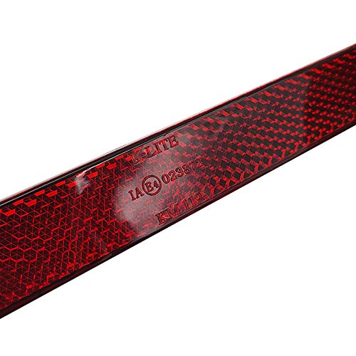 Image of Rectangular Reflectors - Safety Spoke Reflective Quick Mount Custom Accessories Adhesive Reflector for Semi Trucks & Trailers, Warehousing, Boats, Service Trucks, Service Vans, Utility