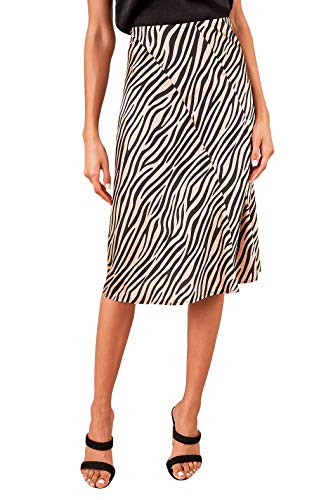 Sugar Lips Women's Satin Midi Skirt