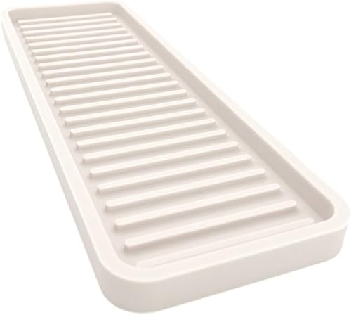 Miniatura 23 de Happitasa Bandeja organizadora de silicona para fregadero de cocina, soporte de esponja y protector de encimera, jabonera y bandeja dispensadora