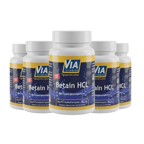 Betain HCL 5-er Sparpack von Viavitamine