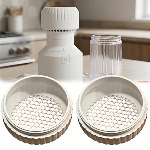 Compatible with Beast Mini Blender Blade Guard, Protective Safety Cap for Storage, Ventilated Air-Dry Blade Cover, 2-Pack