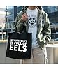 Hippowarehouse My Watercraft is Full of eels Tote Shopping Gym Beach Bag 42cm x38cm, 10 litres #2
