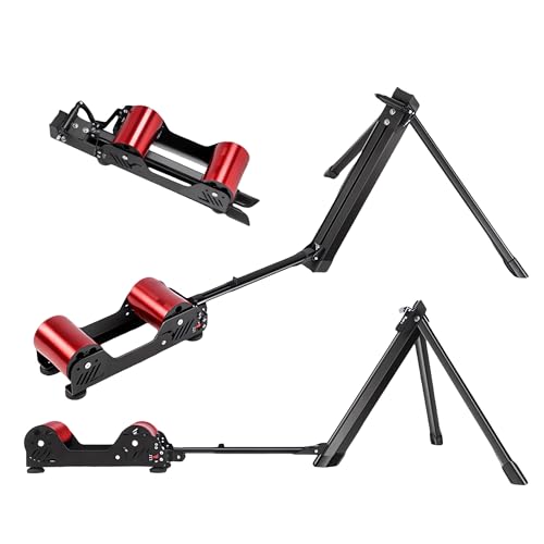 Soporte para Bicicleta - Rodillos Portátiles para Bicicleta para Ejercicios en Interiores - Equipo de Fitness para Ciclismo Plegable