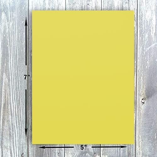 Miniatura 3 de Hamilco Papel de cartulina de color para álbumes de recortes, papel de cartulina de 5 x 7 pulgadas, cubierta de 65 libras, paquete de 100 unidades