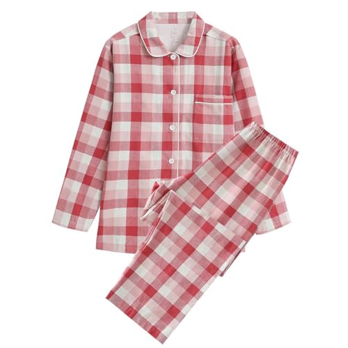 Pyjama d'hiver confortable ensemble de nuit mignon en coton doux