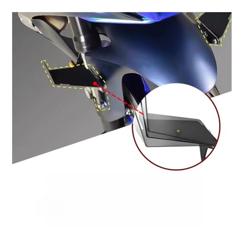 Ailes fixes de moto aérodynamiques et réglables pour CBR1000RR