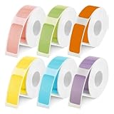 Bloepum Mini Thermal Label Printer Paper Waterproof and Oilproof Print Label Glue-Free Anti-Scratch Tape Sticker