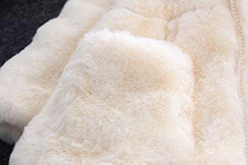 Casaco de pele sintética para meninas de 1 a 7 anos de inverno 2020 novo fleece quente para festa de